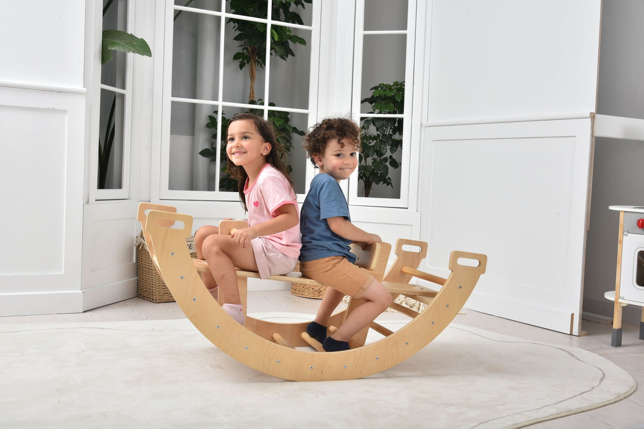 Three Little Tots Bailis - Climbing Arch and Rocker, additional view