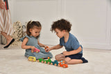 Three Little Tots Wooden Car Toy set - 10 Piece Set, additional view