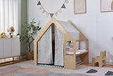 Three Little Tots Flair Playhouse and Sensory Desk - Black and White, additional view