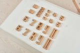 Three Little Tots Montessori Wooden Number Height Blocks Self-Correcting Math Learning Set, additional view