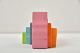 Three Little Tots Wooden Mountain Rainbow Stacker Toy Puzzle Blocks, sixth additional photo