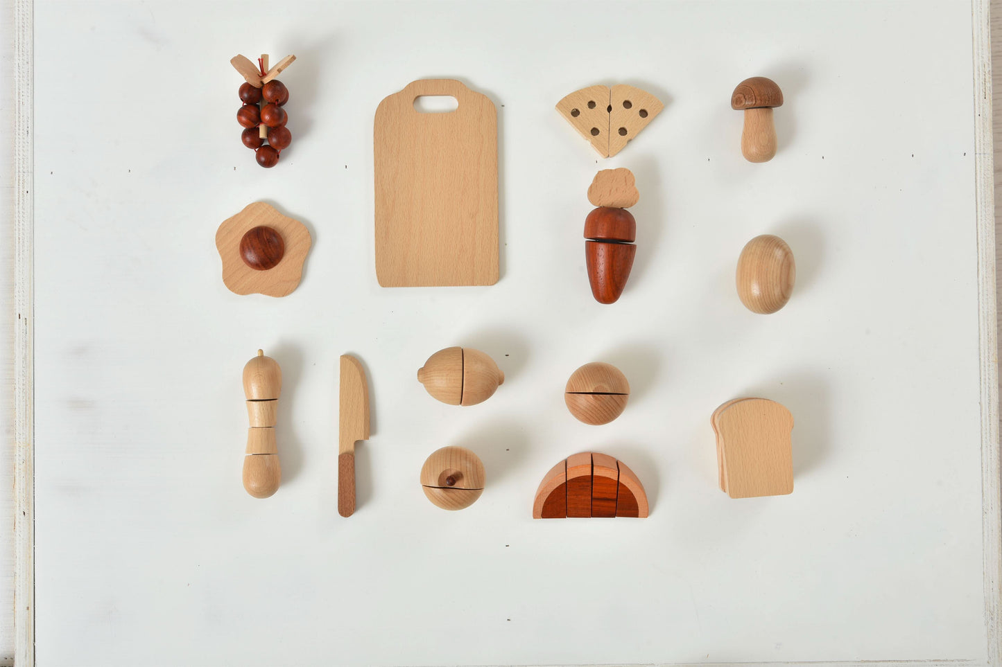 Three Little Tots Wooden Play Food Sets for Kids Kitchen, tenth additional photo