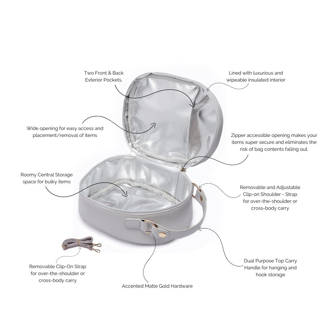 Classic Snack Bag | Stone Grey