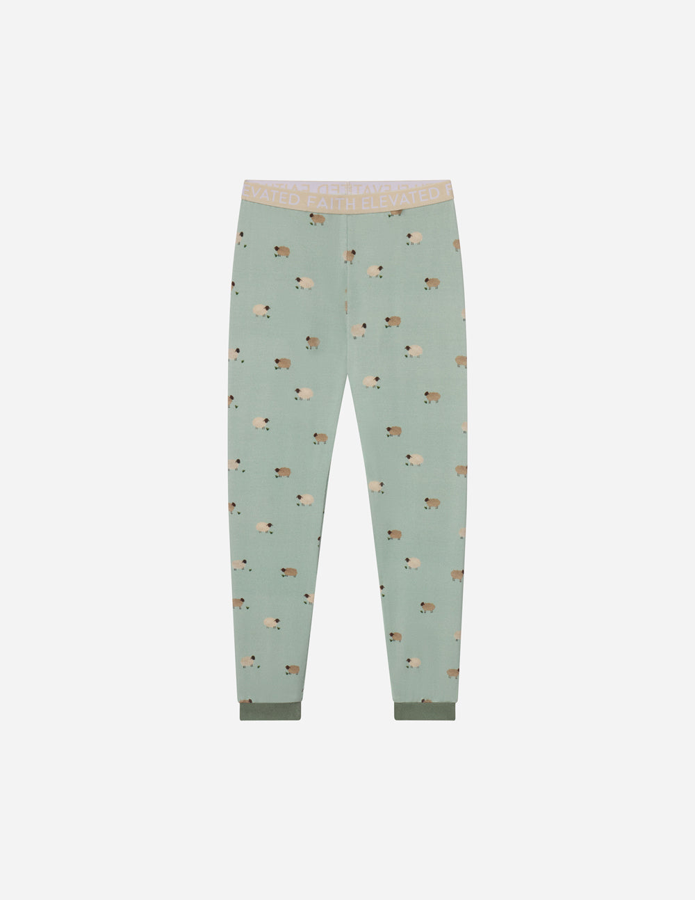 Three Little Tots Lamb Bamboo Kids Pajama Set, another angle