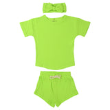 Lime Green Waffle Set