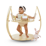 Three Little Tots Ivy 3-in-1 Baby Bouncer Gym and Toddler Activity Table