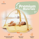 Three Little Tots Ivy 3-in-1 Baby Bouncer Gym and Toddler Activity Table, additional view