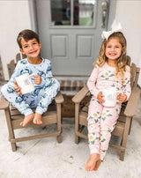 Three Little Tots Little Hometown - Southern Magnolia Pajamas, alternate angle
