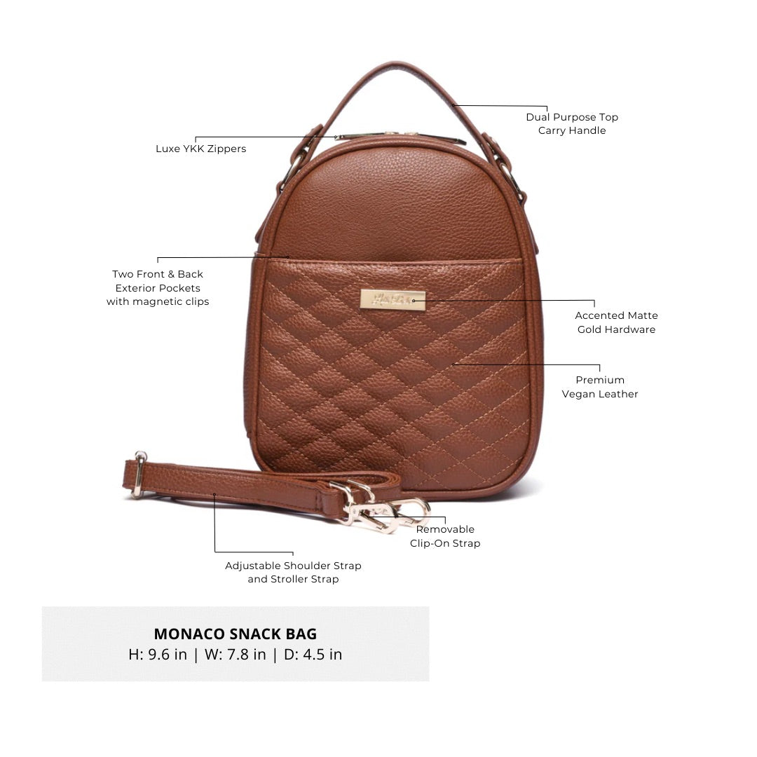 Classic Snack Bag | Caramel Brown