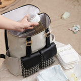 Houndstooth Backpack Diaper Bag