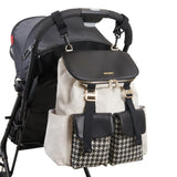 Houndstooth Backpack Diaper Bag
