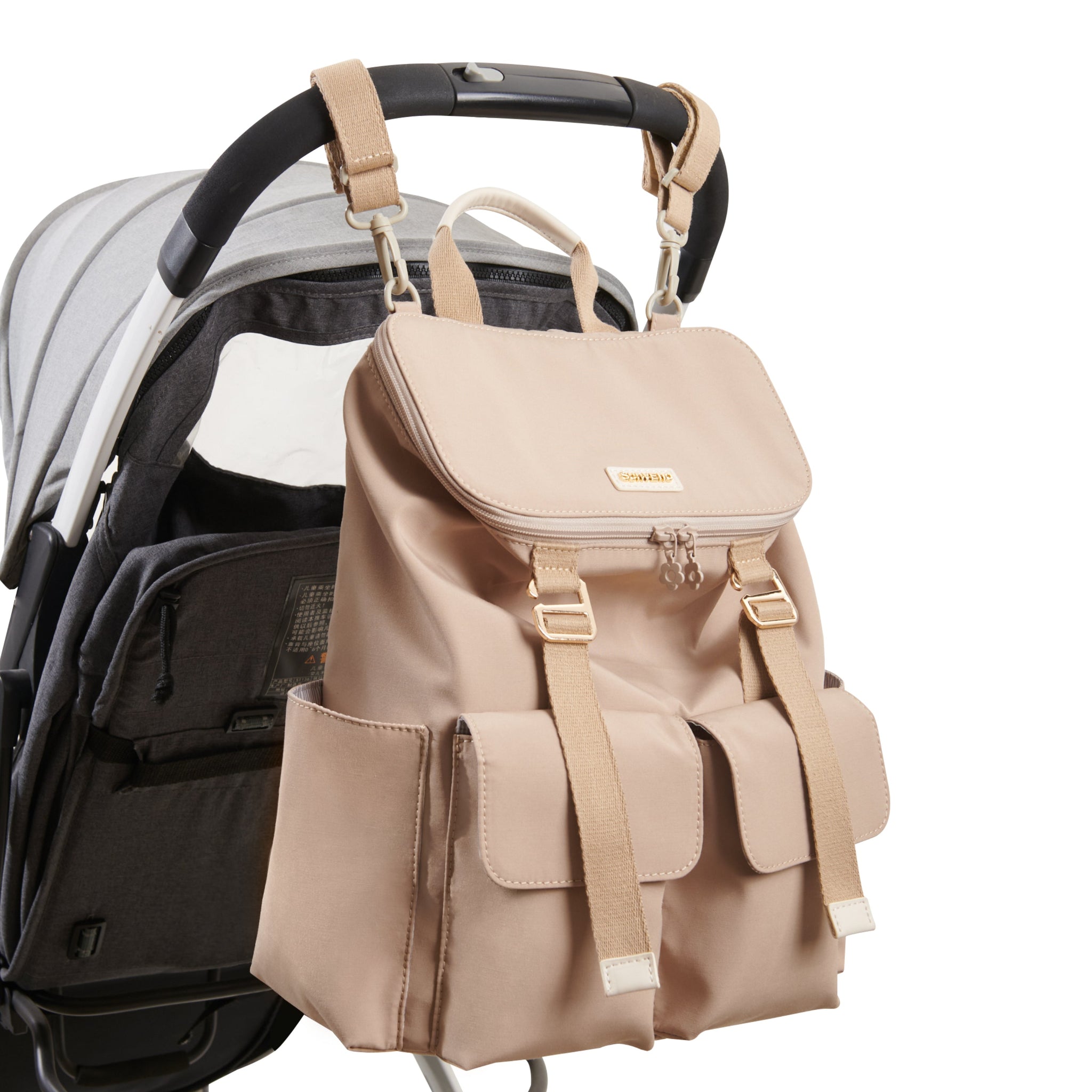 Houndstooth Backpack Diaper Bag