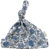 Three Little Tots Bluebell Pointelle Bamboo Newborn Knot Hat