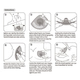 Haakaa Silicone Nipple Shields 2-pk (24 mm)