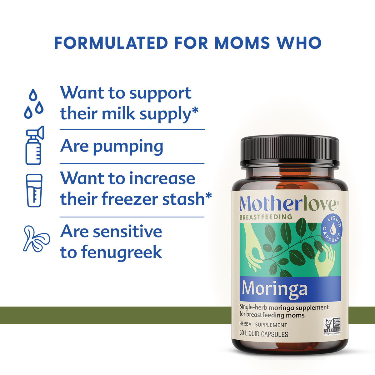 Three Little Tots Moringa Malunggay - Liquid Capsules, another angle
