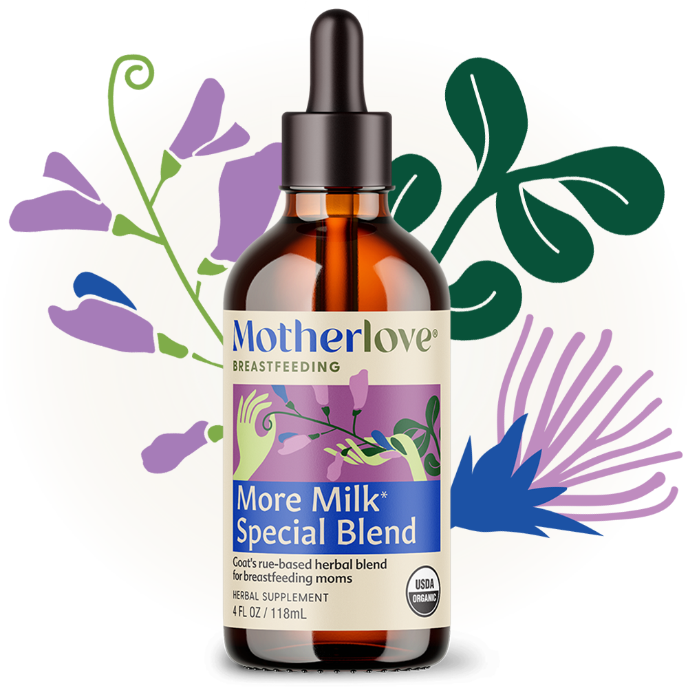 Three Little Tots More Milk Special Blend - Tincture, alternate angle