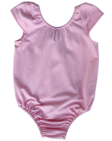 Maggie Cap Sleeve Leotard - Pink Petal