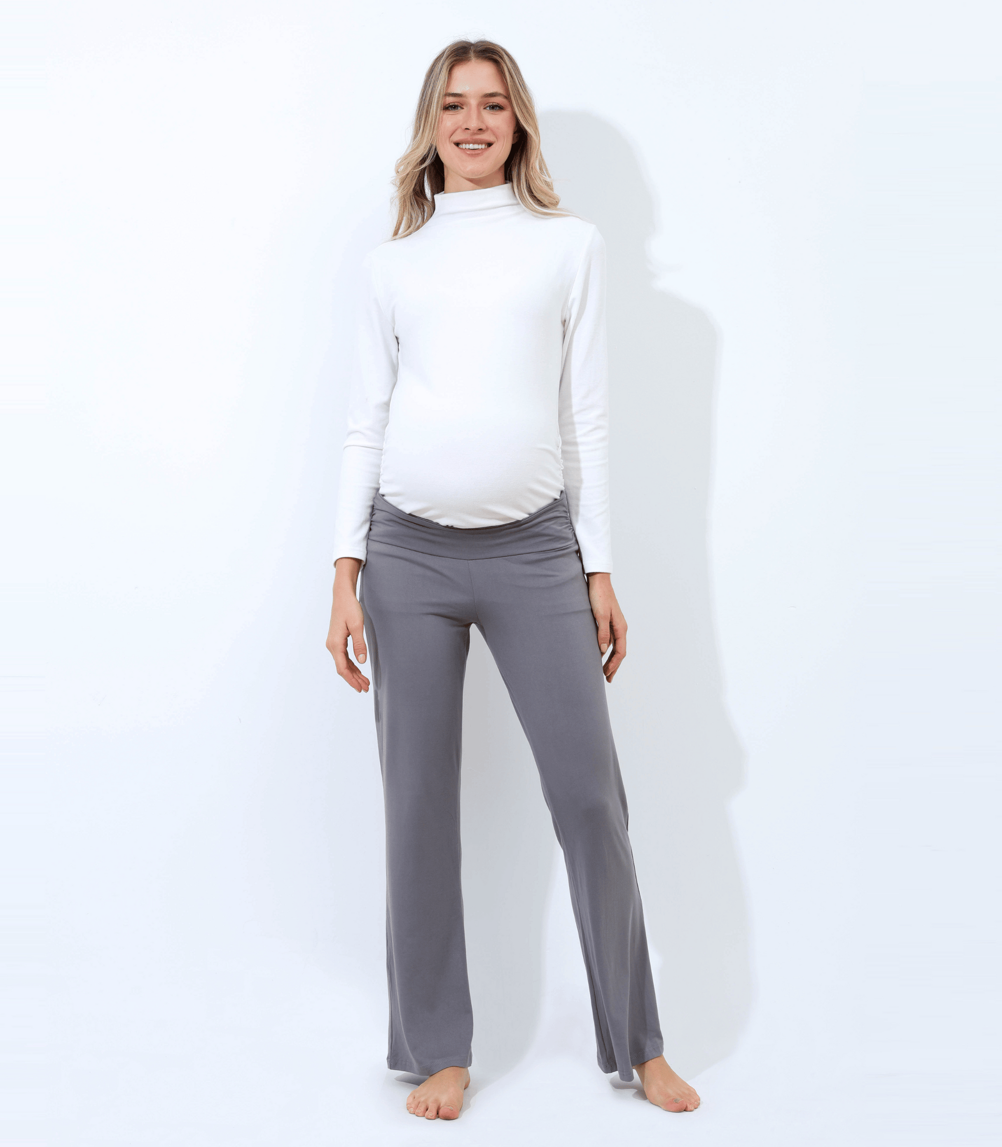Three Little Tots Below Bump Maternity Postpartum Pajama Pants, additional product photo