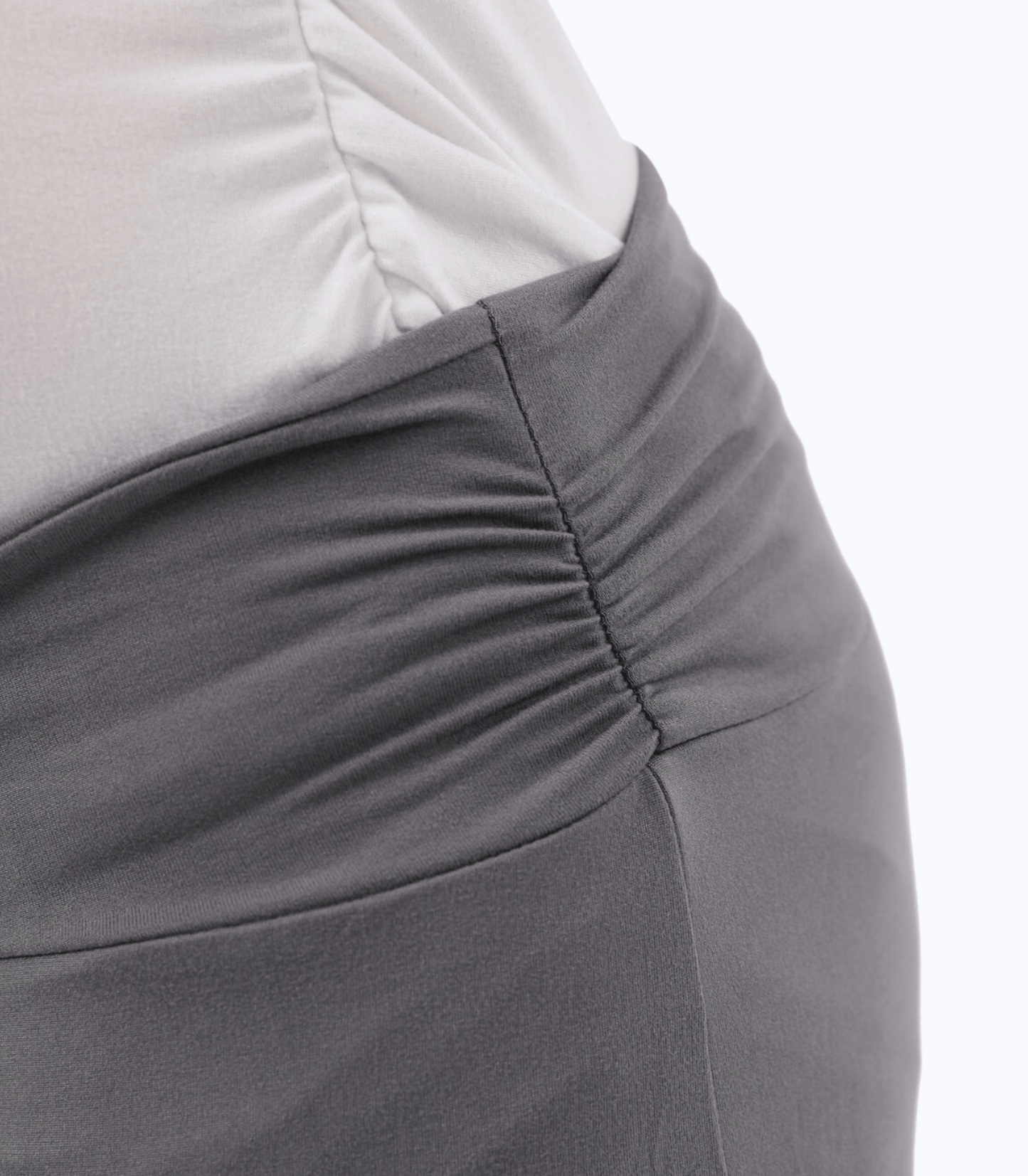 Three Little Tots Below Bump Maternity Postpartum Pajama Pants, close-up detail view