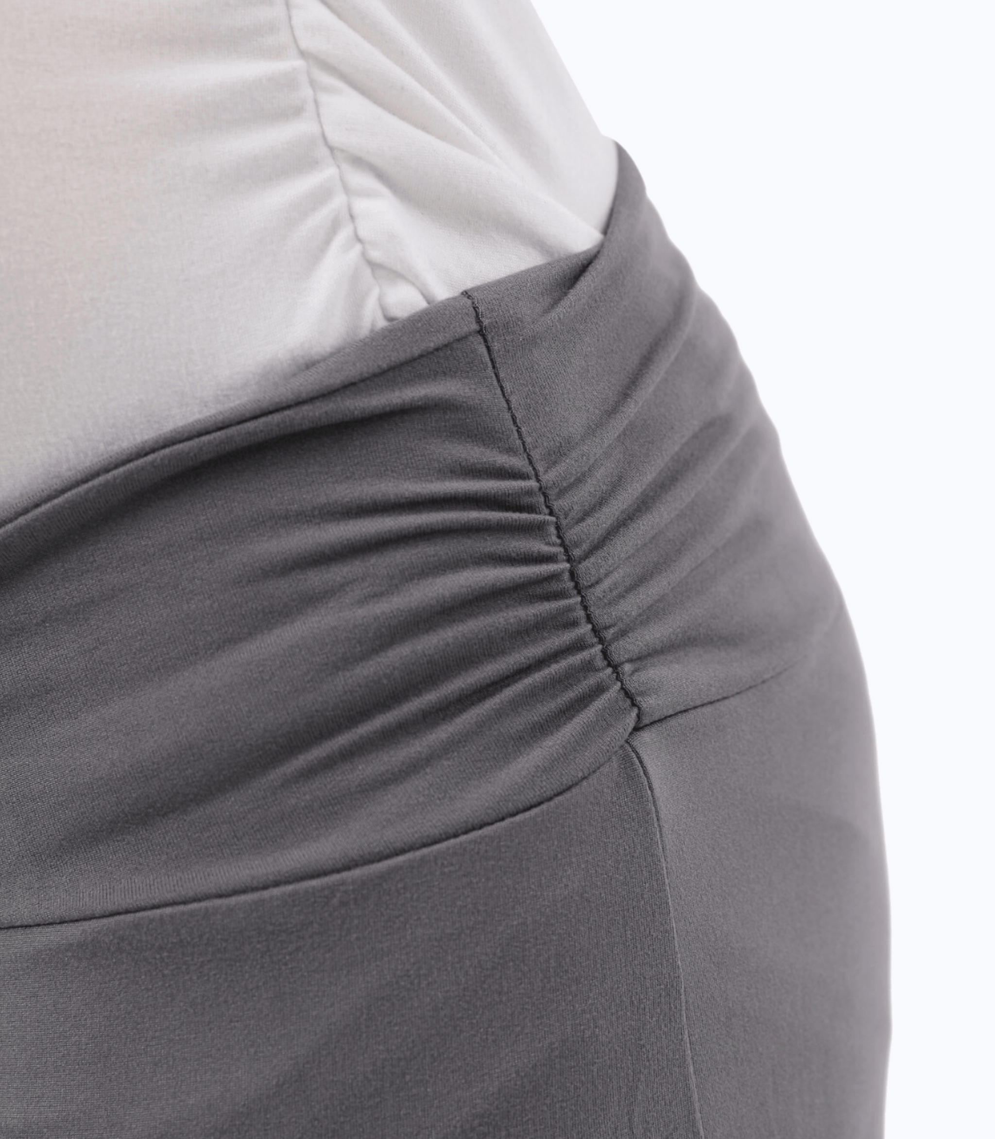 Three Little Tots Below Bump Maternity Postpartum Pajama Pants, close-up detail view