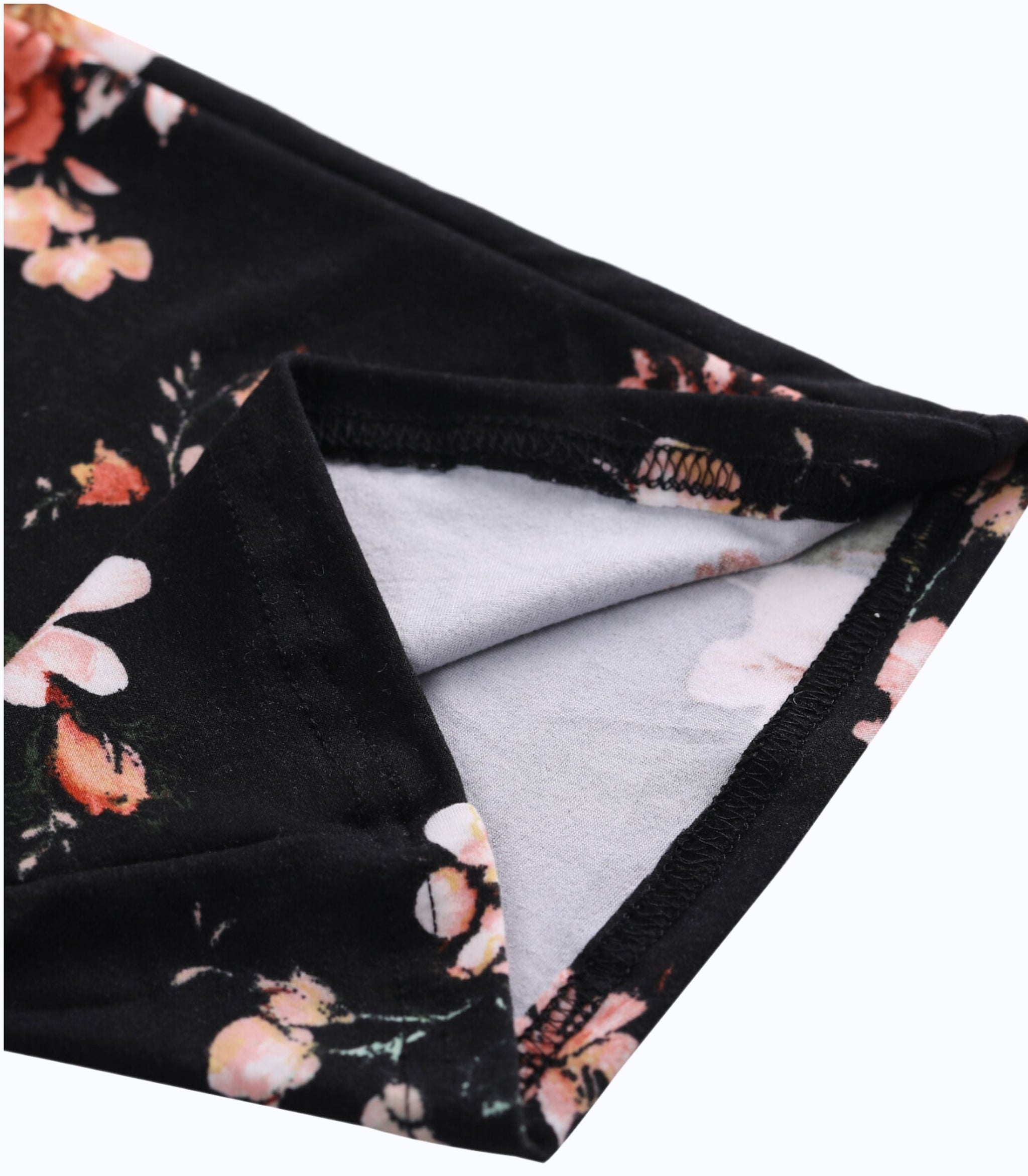 Three Little Tots Below Bump Maternity Postpartum Pajama Pants 2 Pack, additional product photo