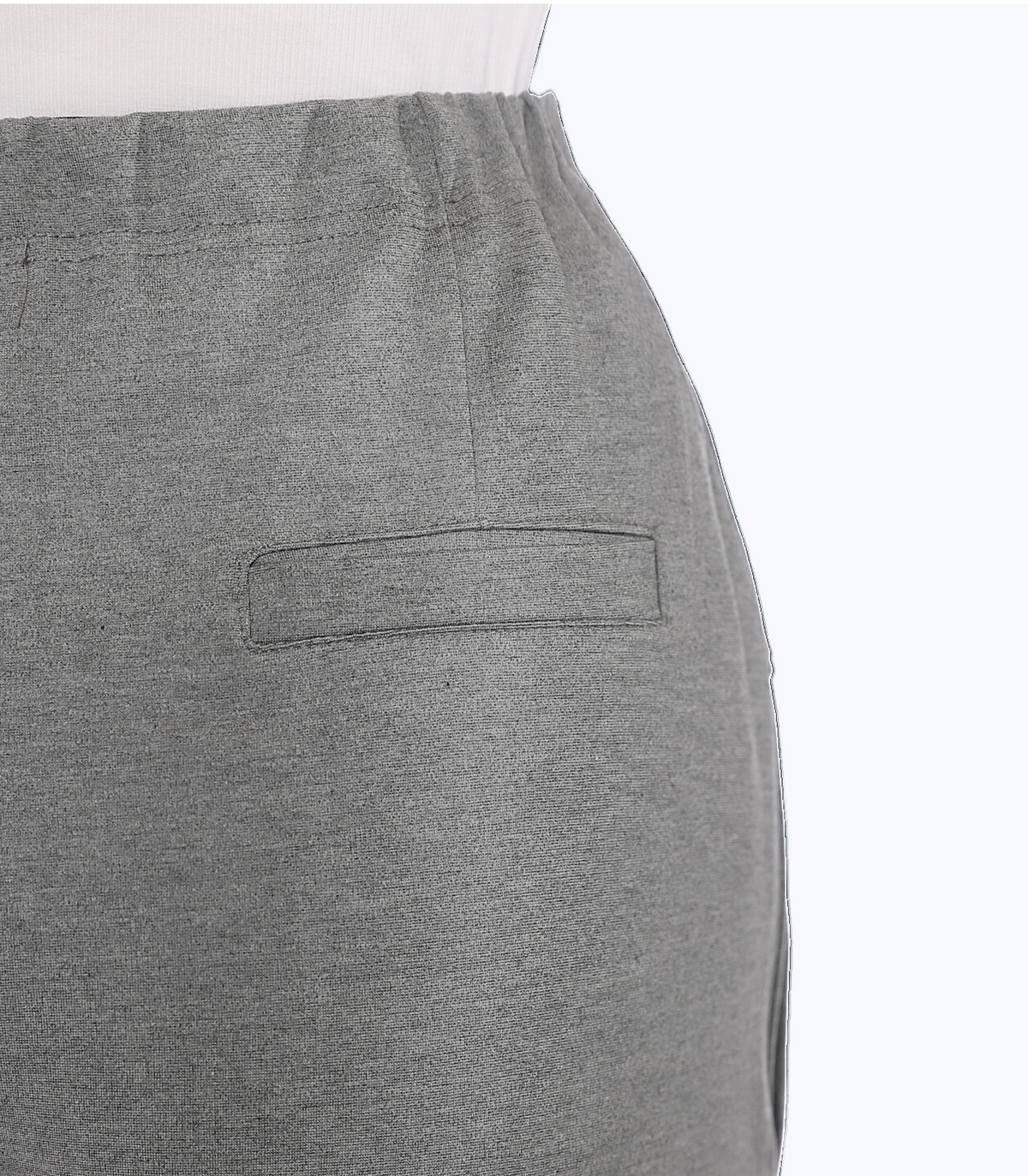 Three Little Tots The Maternity Ankle Pant, close-up detail view