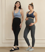 Pregnancy Yoga Pants with Pockets (2 Pack)