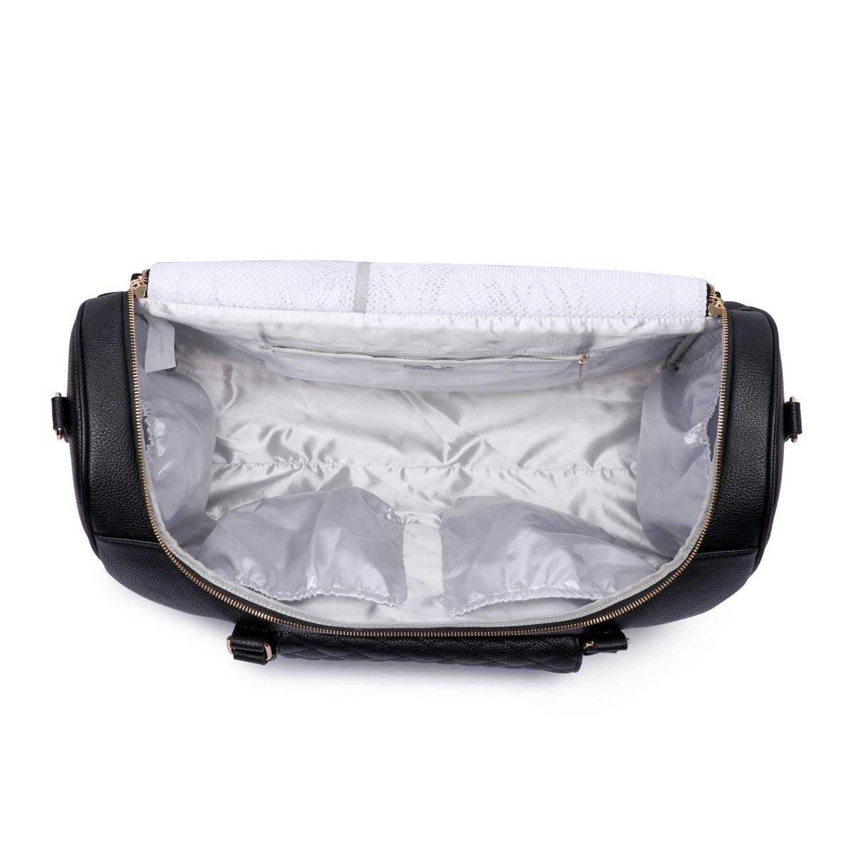Three Little Tots Weekender Travel Bag Ebony Black, alternate angle