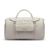 Three Little Tots Weekender Travel Bag Pearl White