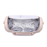 Three Little Tots Weekender Travel Bag Pastel Pink, alternate angle