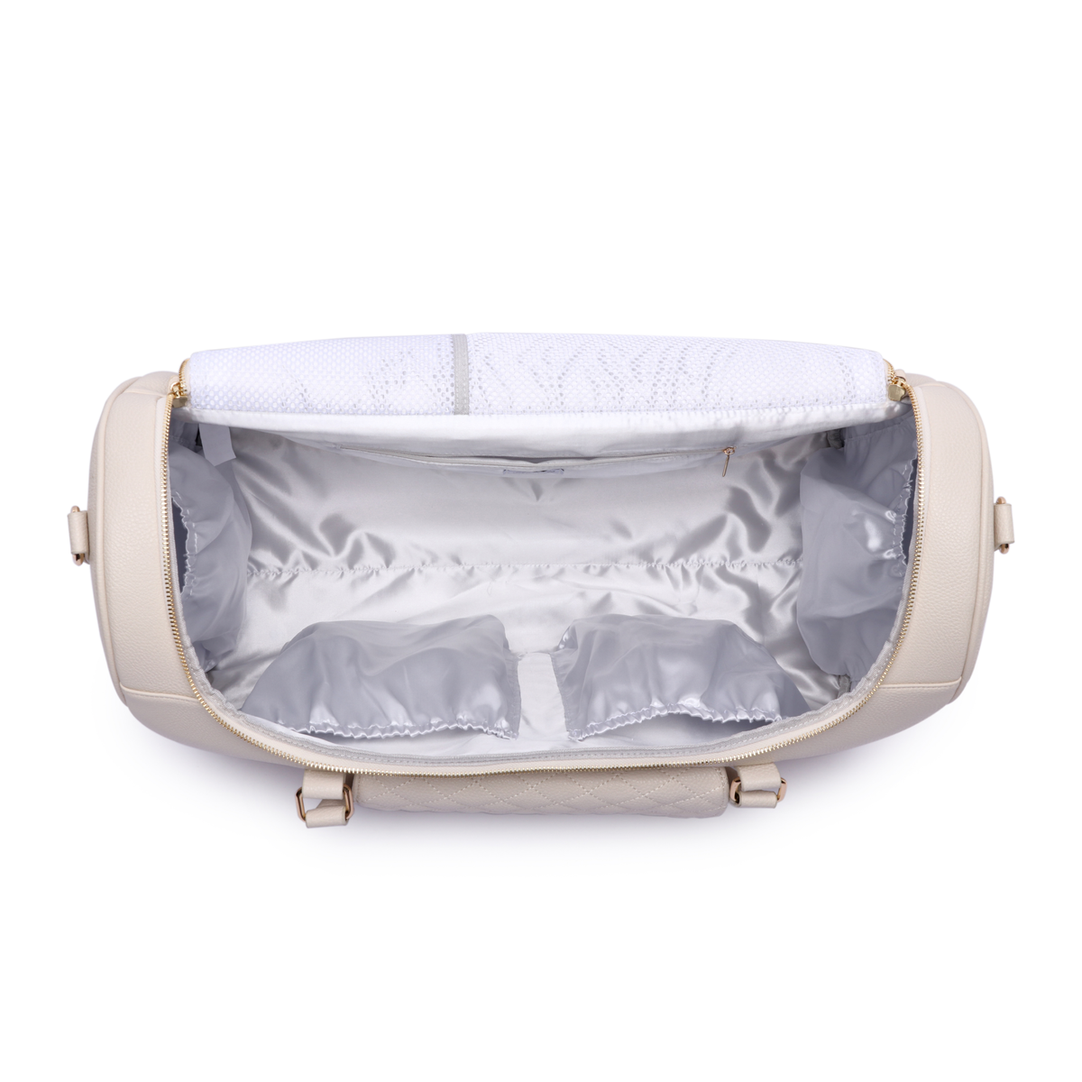 Three Little Tots Weekender Travel Bag Pearl White, additional product photo