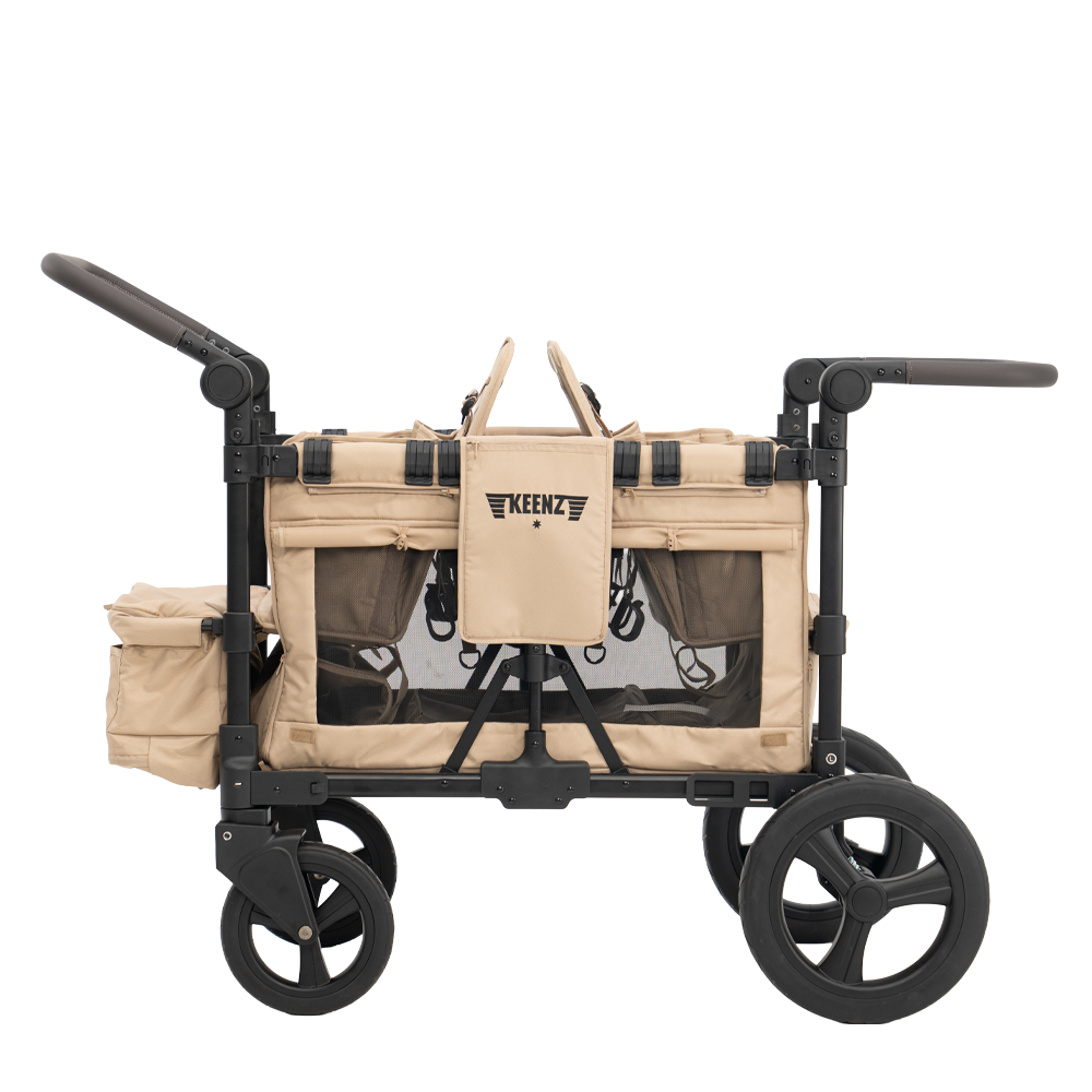 Three Little Tots Keenz Moov 2-Passenger Stroller Wagon All-Terrain Comfort for Everyday Movement, fourth additional photo