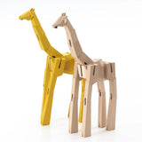 Morphits® Modern Wooden Giraffe Decor – Interactive Puzzle & Art Piece