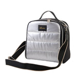 Three Little Tots Lunch Cooler Bag with Shoulder Strap, in Silver