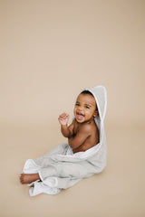 Desert Sage Muslin Hooded Towel