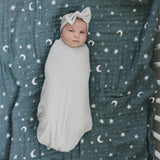 Three Little Tots Stone Bamboo Stretch Swaddle, supplementary photo