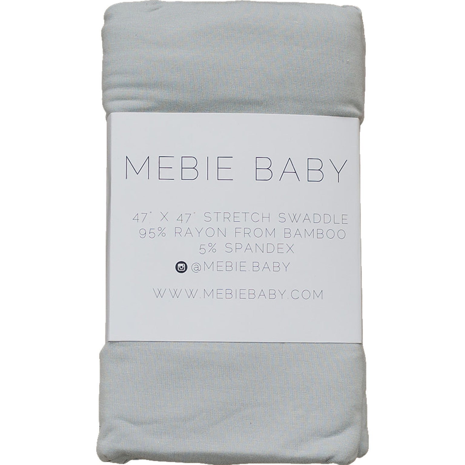 Three Little Tots Stone Bamboo Stretch Swaddle