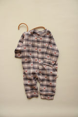 Heart Plaid Onesie