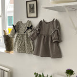 Three Little Tots Girl's Plaid Bow Princess Dress, additional product photo
