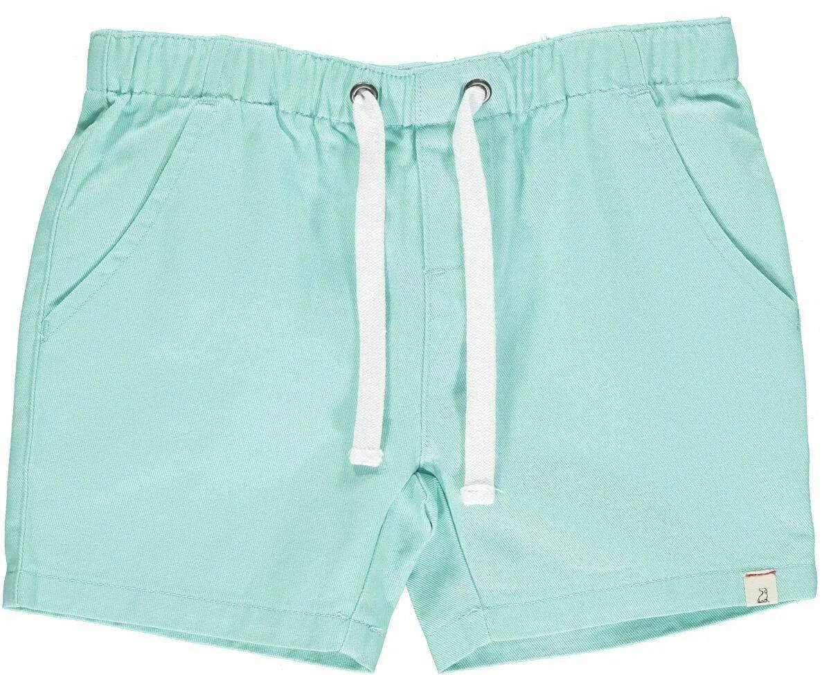 Three Little Tots Pale Green Twill Shorts