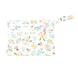 Pastel Floral - Waterproof Wet Bag (For mealtime, on-the-go, and more!)