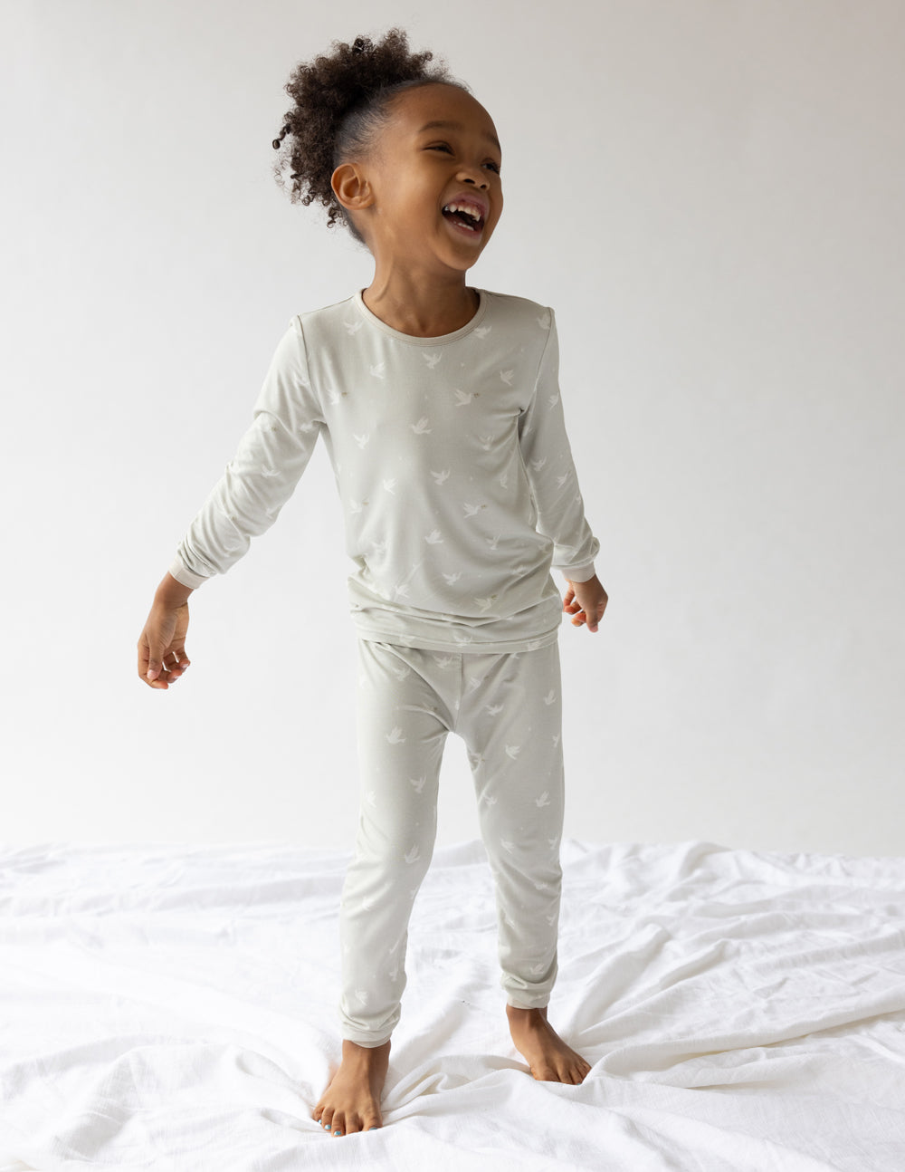 Three Little Tots Peace Bamboo Kids Pajama Set