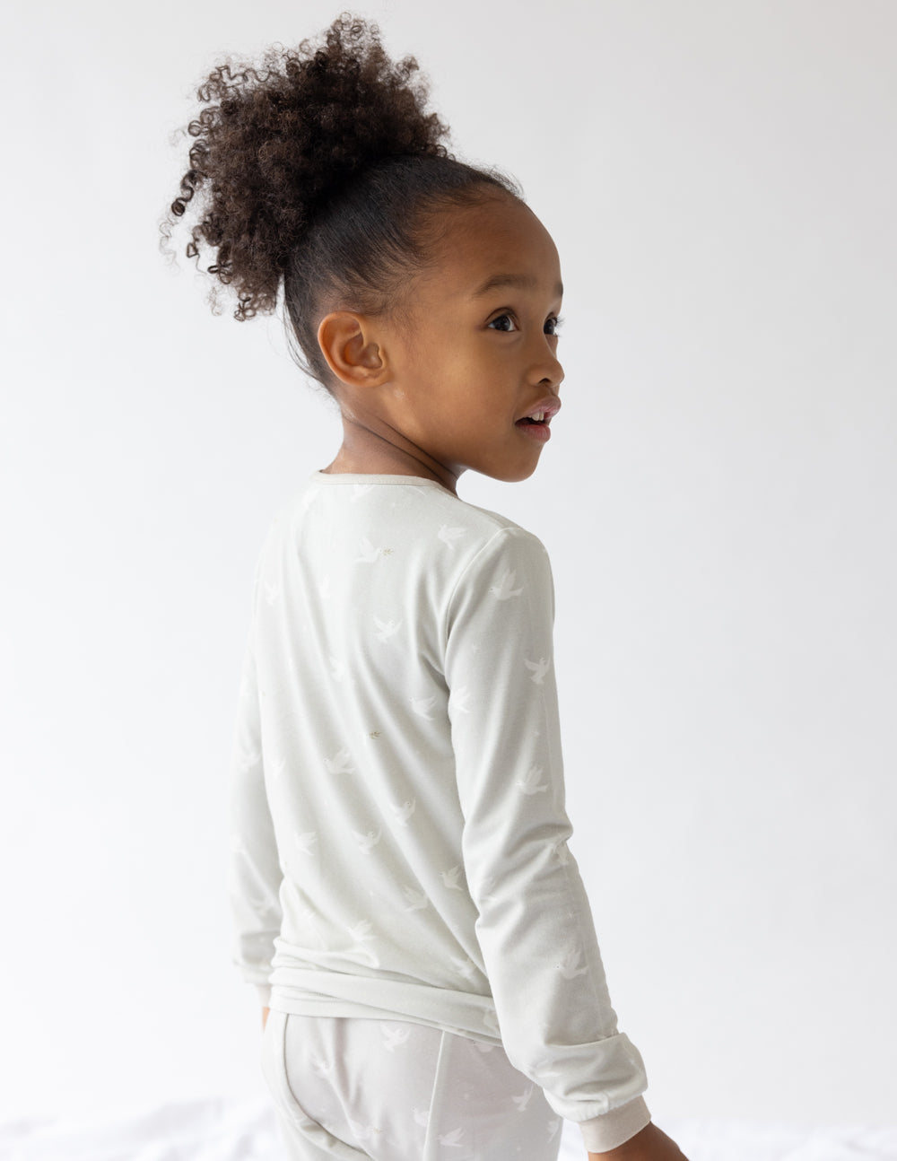 Three Little Tots Peace Bamboo Kids Pajama Set, additional view