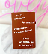 Baby's 1st Notebook, A Letter for Each Year on Your Birthday, Personalized Engraved New Parent Notebook