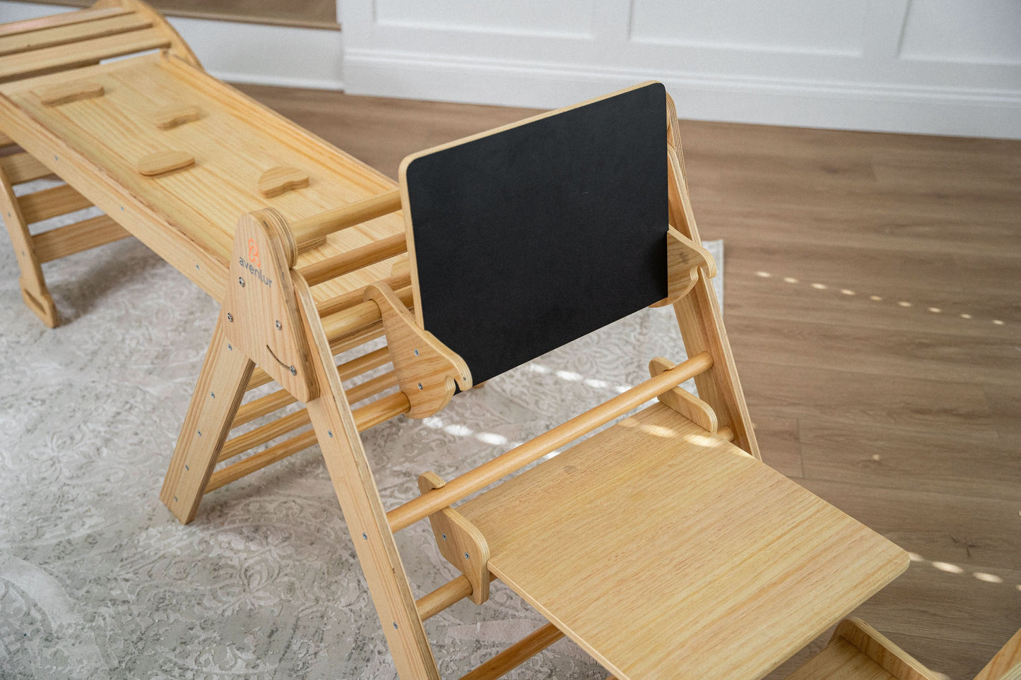 Three Little Tots Desk and Chair Attachment to the Hazel and Olive, another angle