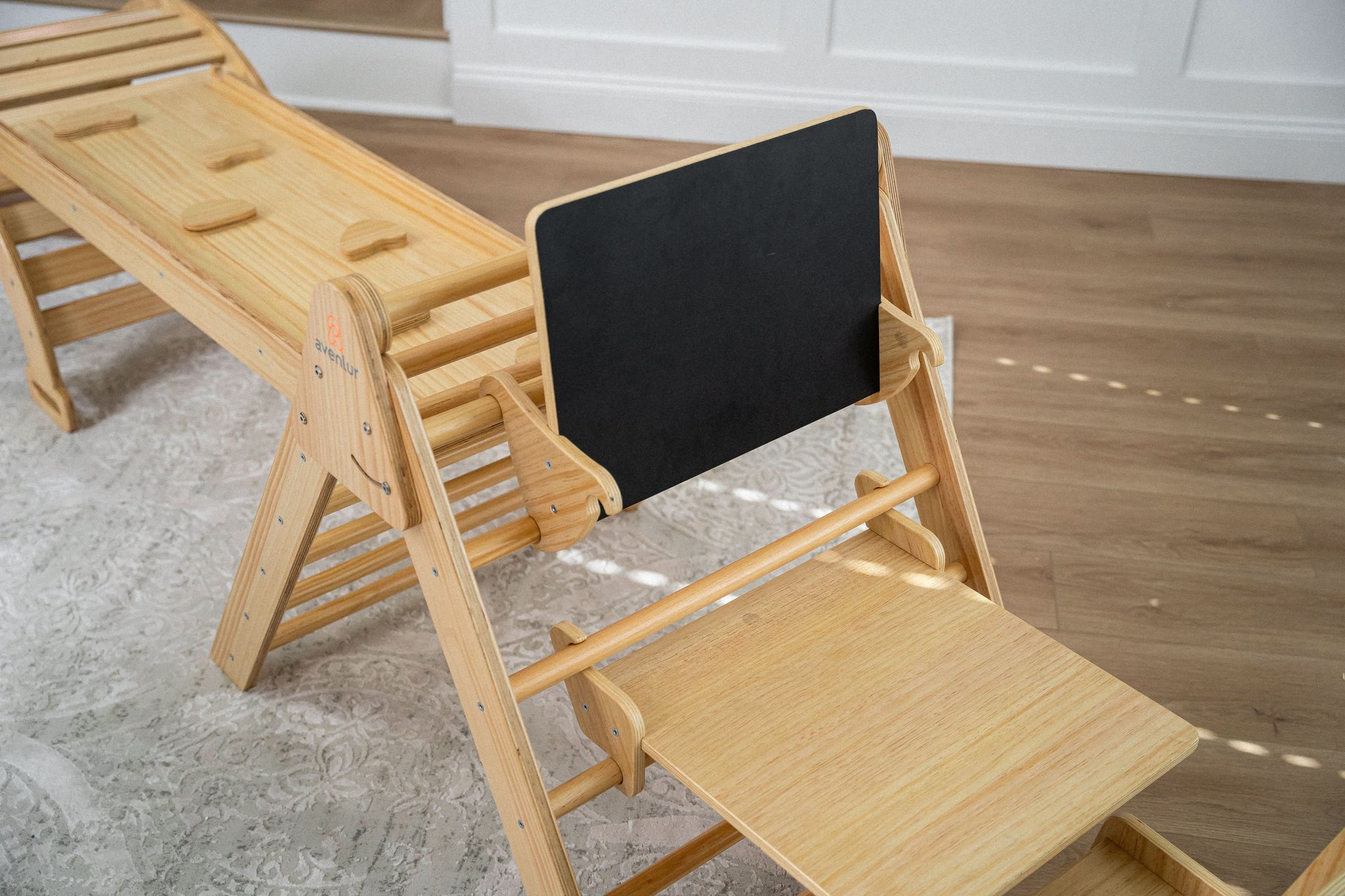 Three Little Tots Desk and Chair Attachment to the Hazel and Olive, another angle