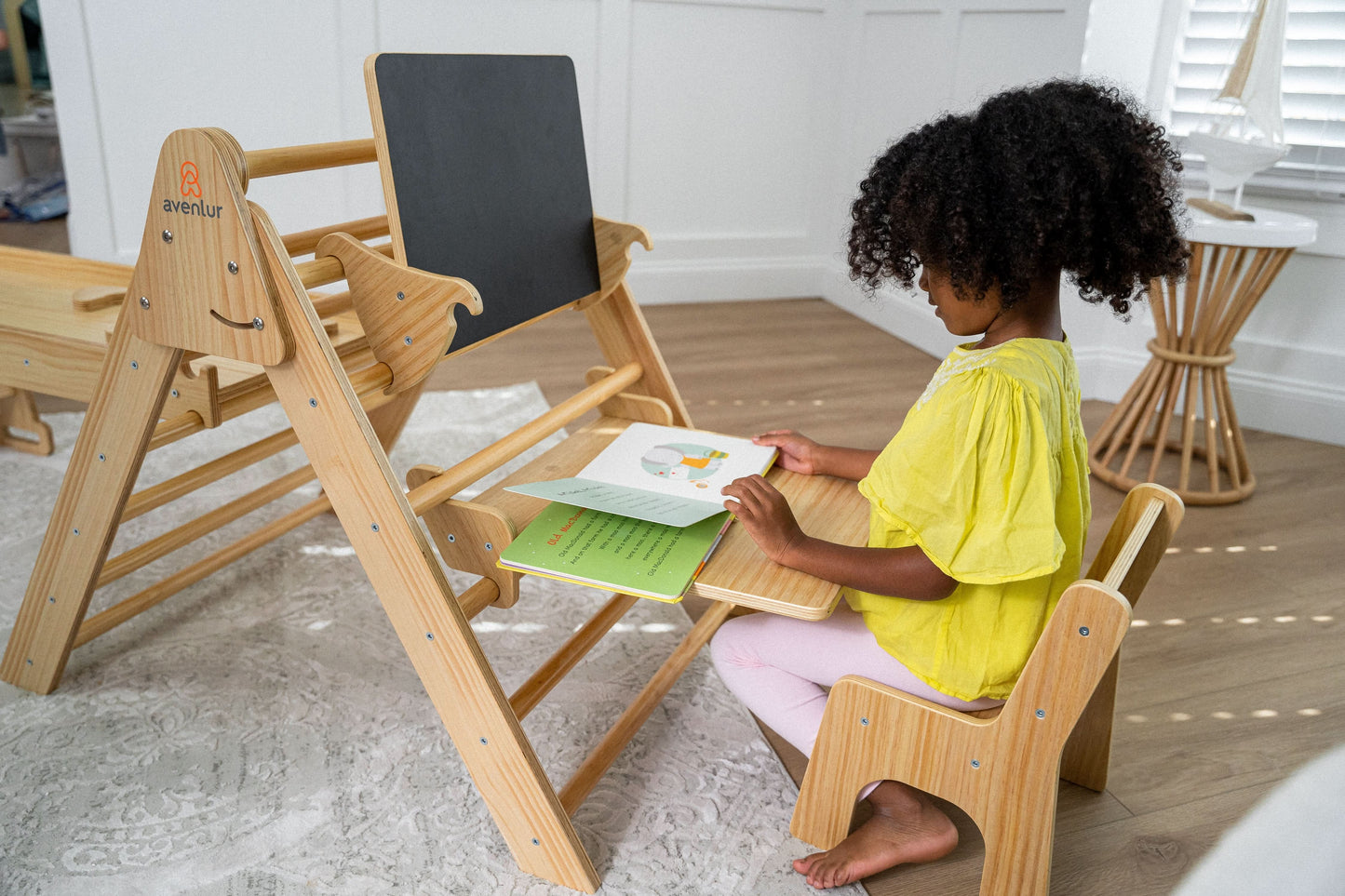 Three Little Tots Desk and Chair Attachment to the Hazel and Olive