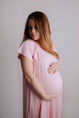 Breathable and comfortable labor gowns, ideal for pre and post-baby lounging and a great hospital gown alternative.
