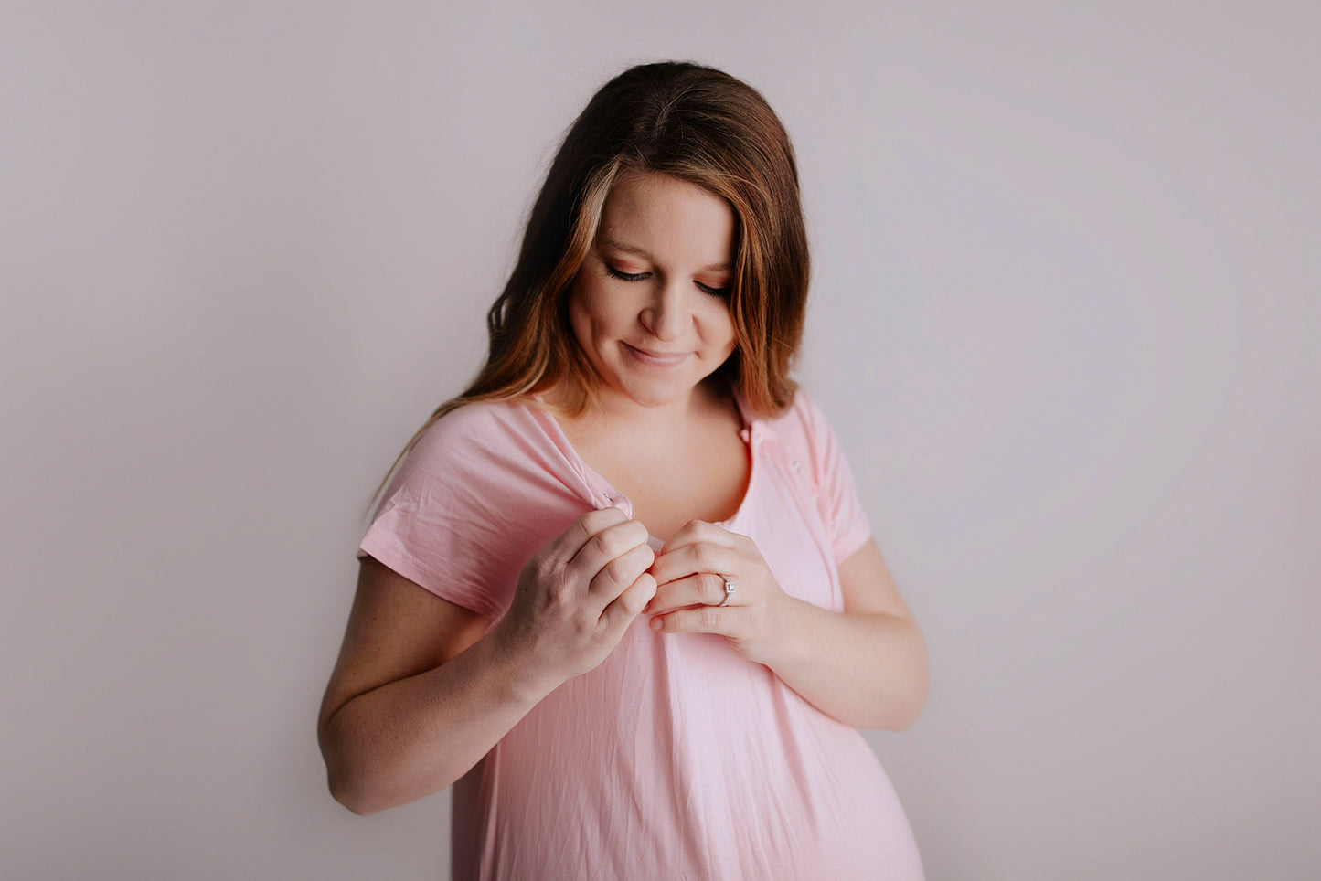 Breathable and comfortable labor gowns, ideal for pre and post-baby lounging and a great hospital gown alternative.