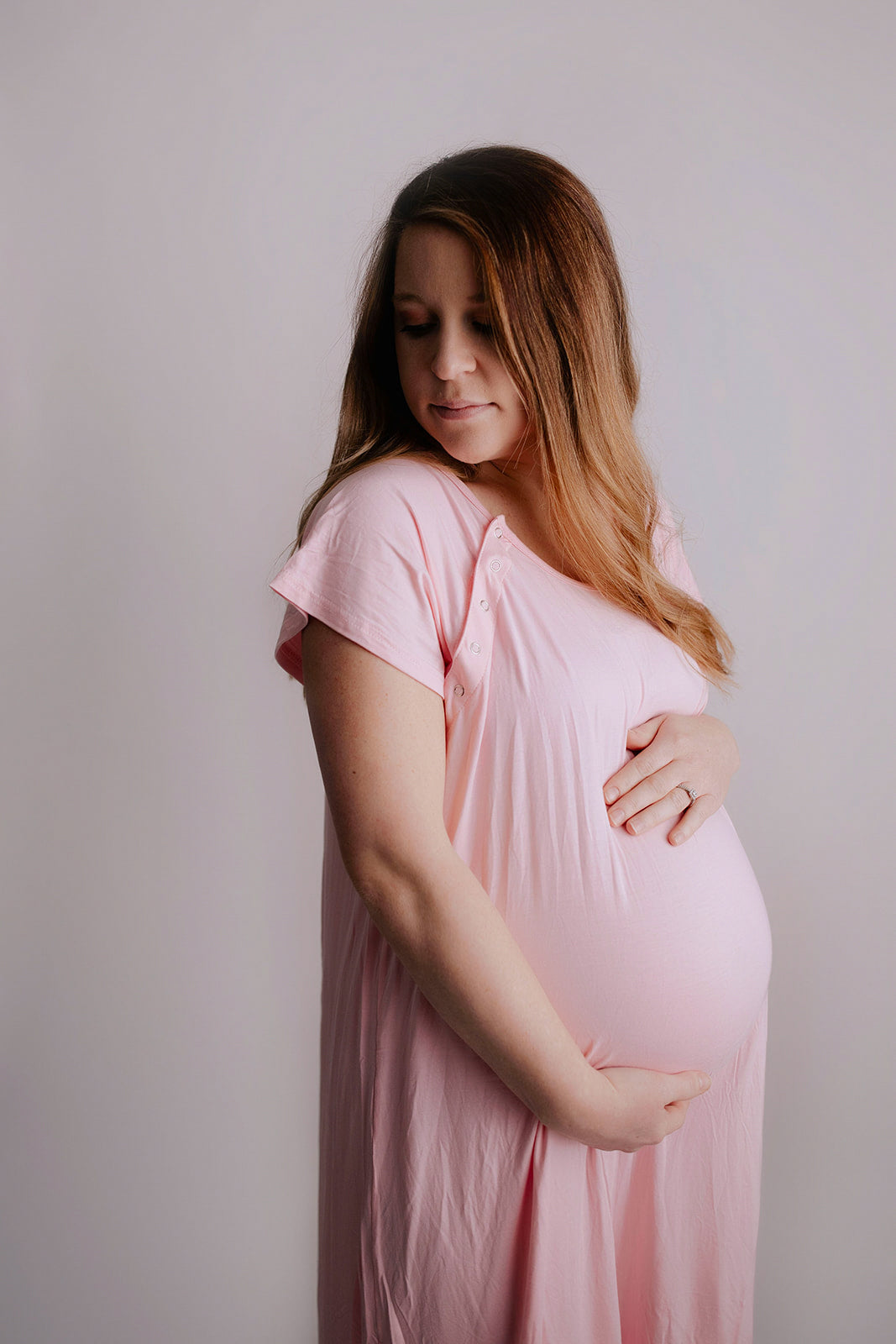 Plus Size Light Pink Labor & Delivery Hospital Gown Three Little Tots Plus Size Light Pink Labor & Delivery Hospital Gown Three Little Tots